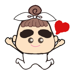 [LINEスタンプ] ふわまゆちゃんの日常会話①