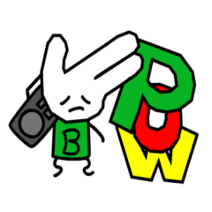 [LINEスタンプ] ラガマフィンのPOW君