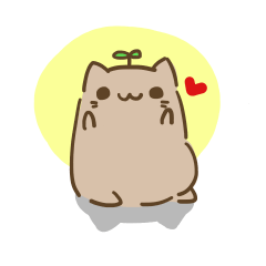 [LINEスタンプ] Cat fat map (first bomb)