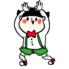 [LINEスタンプ] Schoolchild in your house