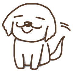 [LINEスタンプ] Golden Retriever-Whisky