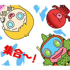 [LINEスタンプ] ミックとニーヤ