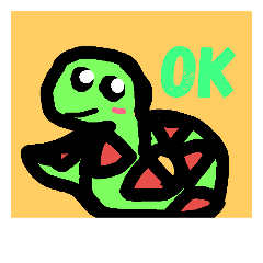 [LINEスタンプ] snake and friends