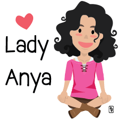 [LINEスタンプ] Lady Anya