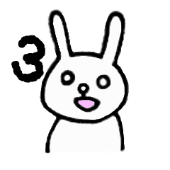 [LINEスタンプ] Qnicoうさぎ3