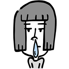 [LINEスタンプ] Misogyny girl.