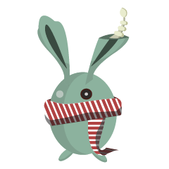 [LINEスタンプ] The Zombie Bunny