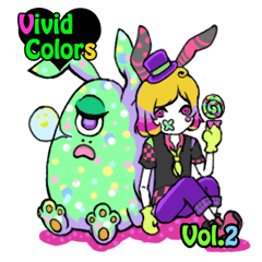 [LINEスタンプ] Vivid Colors vol.2