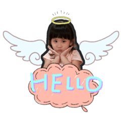 [LINEスタンプ] happy cute girl -happy