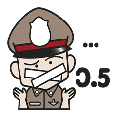 [LINEスタンプ] Police Thailand 4.0