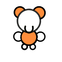 [LINEスタンプ] まあるいクマ