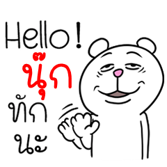 [LINEスタンプ] I'm Nook V.Funny Bear