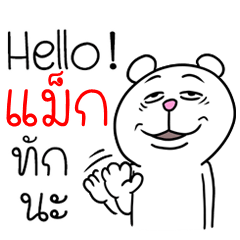 [LINEスタンプ] I'm Max V.Funny Bear