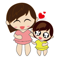 [LINEスタンプ] wa mom