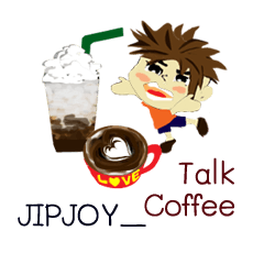[LINEスタンプ] JIPJOY_talk coffeeの画像（メイン）
