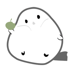 [LINEスタンプ] sonwball bird