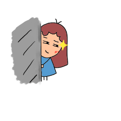 [LINEスタンプ] A lazy girl