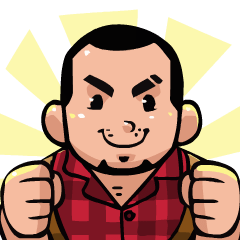 [LINEスタンプ] Lumberjack BRCD