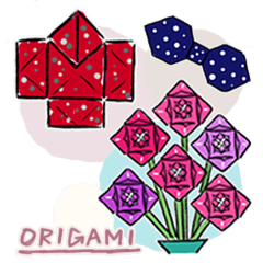 [LINEスタンプ] Origami Englishの画像（メイン）