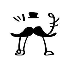 [LINEスタンプ] Hello！ Mr.Mustache