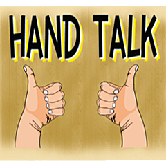 [LINEスタンプ] My hand can talk version English