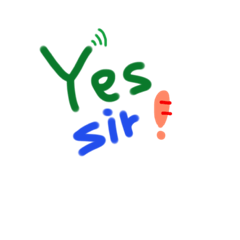 [LINEスタンプ] Yes ！