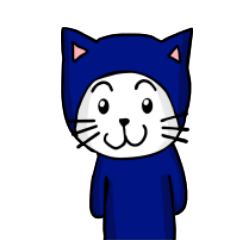 [LINEスタンプ] The White face of cat