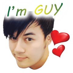 [LINEスタンプ] I'm GUY