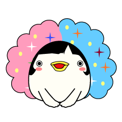 [LINEスタンプ] アフロくじゃくさん 敬語編