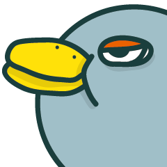 [LINEスタンプ] BBBBird Man - fat boy