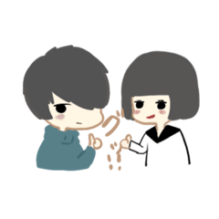 [LINEスタンプ] ましゅおとぼぶこ