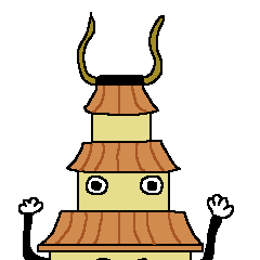 [LINEスタンプ] Sharitohu the castle