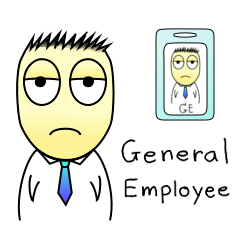 [LINEスタンプ] General Employee