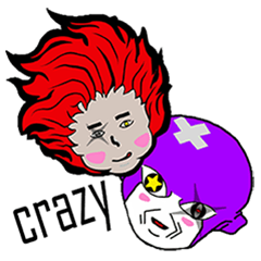 [LINEスタンプ] Crazy childs