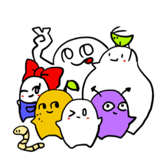 [LINEスタンプ] うひょまろ君！全員集合！