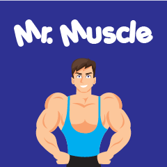 [LINEスタンプ] Mr Muscles