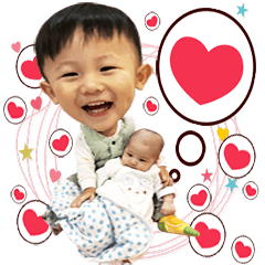 [LINEスタンプ] Chen baby ＆ East babyの画像（メイン）