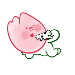 [LINEスタンプ] Tulip pig