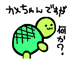 [LINEスタンプ] カメちゃんが使うスタンプ