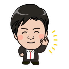 [LINEスタンプ] 東京メディカルスクール公式 情熱の岡田！