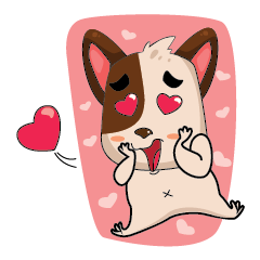[LINEスタンプ] Cute and Active Dubi