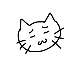 [LINEスタンプ] Draw something with cat