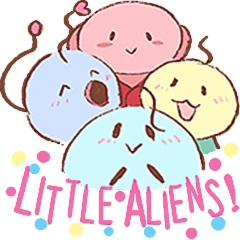 [LINEスタンプ] Little Aliens cute