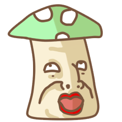 [LINEスタンプ] Mushroom is Funny