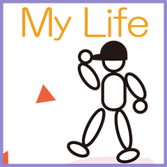 [LINEスタンプ] My Life by yukidigis
