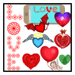 [LINEスタンプ] Heart Collection - FC