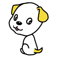 [LINEスタンプ] Happy puppy Pongpongeの画像（メイン）