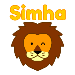 [LINEスタンプ] Axle - Simha the lion