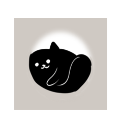 [LINEスタンプ] A small black creature