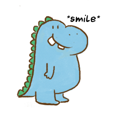 [LINEスタンプ] Bucky The Dino